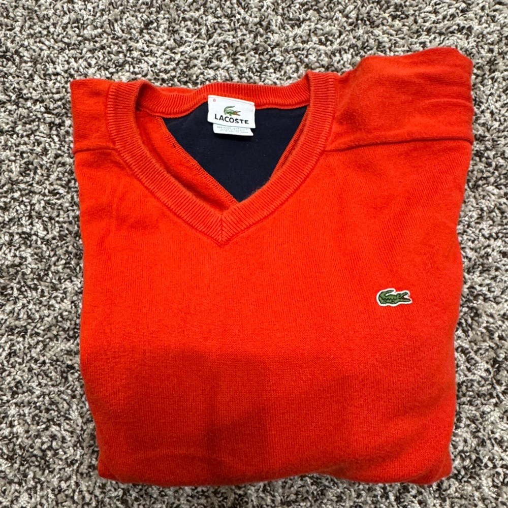 Size large Lacoste crewneck